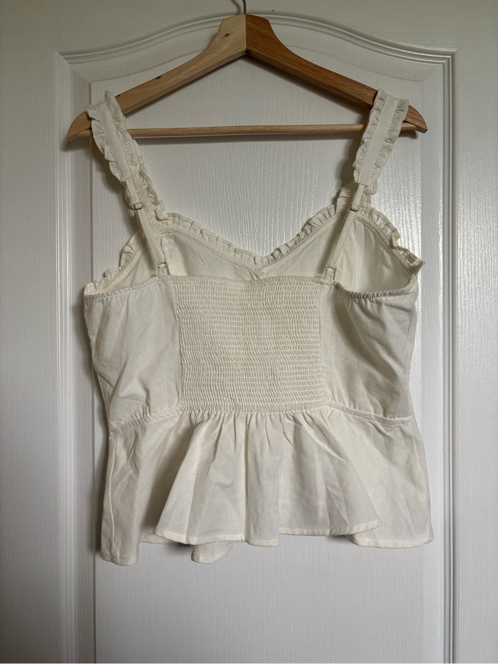 E & M Peplum Ruffle Top - Picture 4 of 4